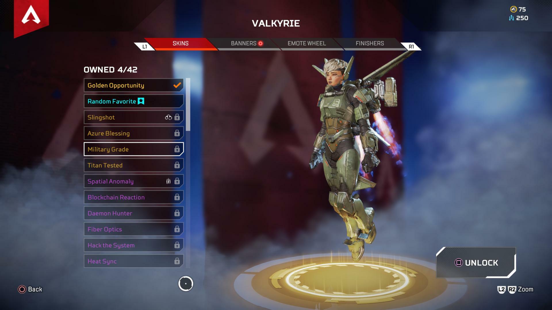 Best Valkyrie Skins In Apex Legends 3 military Grade