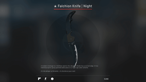 Best cs go knife skins falchion knife night