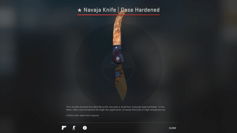 Best cs go knife skins navaja knife case hardened