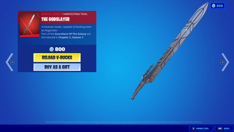 Best fortnite pickaxes godslayer