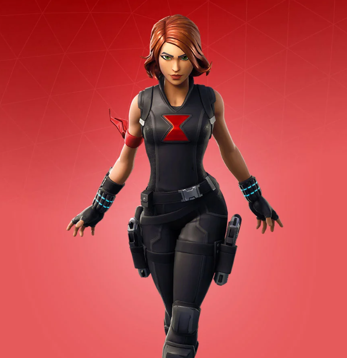 black widow skin fortnite