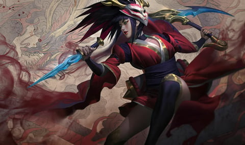 Blood moon akali 1