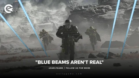 Blue beams helldivers