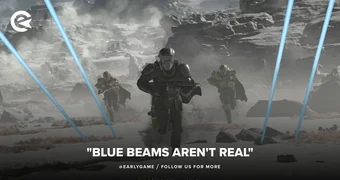 Blue beams helldivers