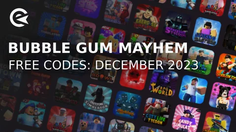 Bubble gum mayhem codes december