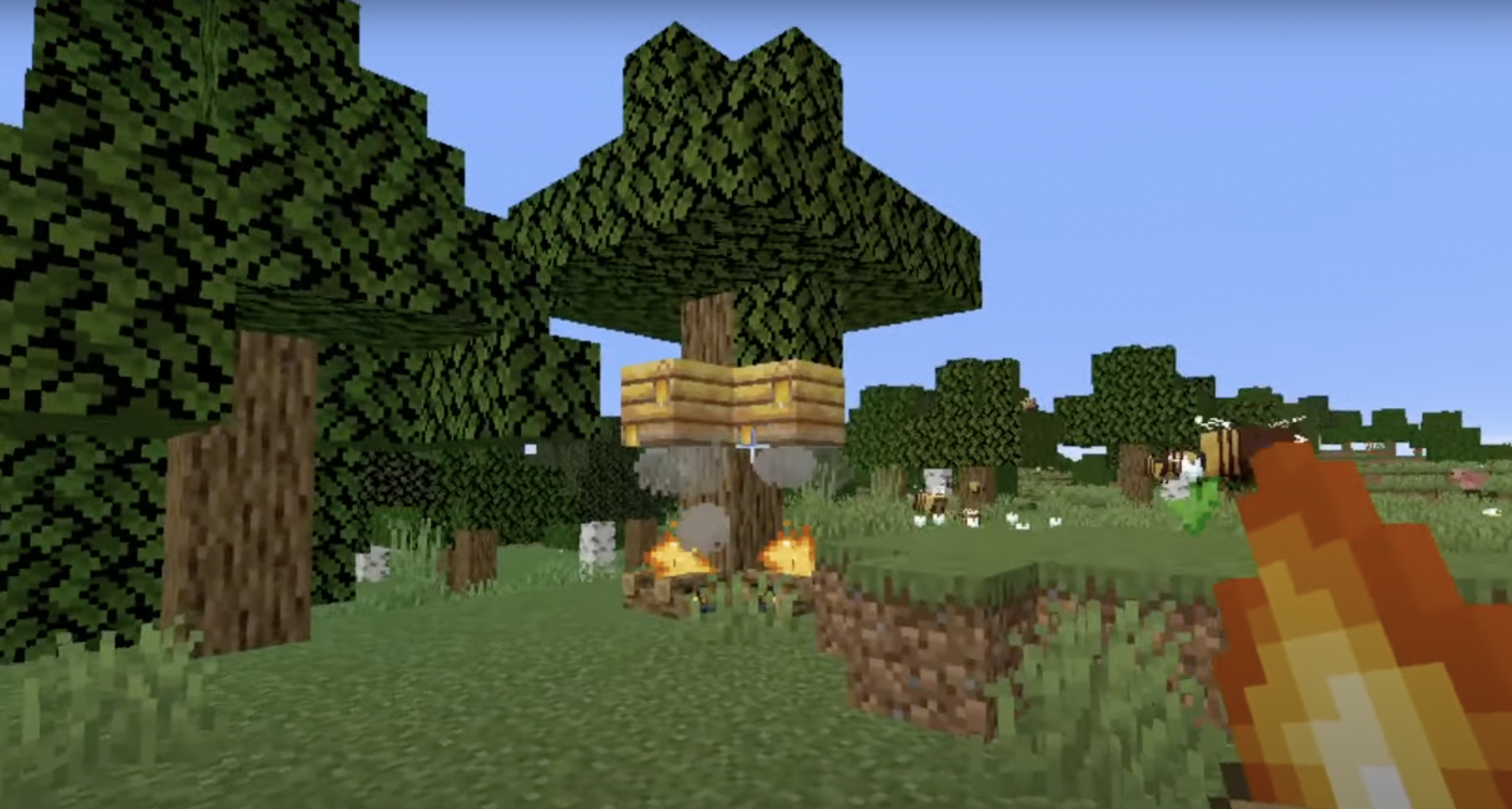 campfire honey minecraft