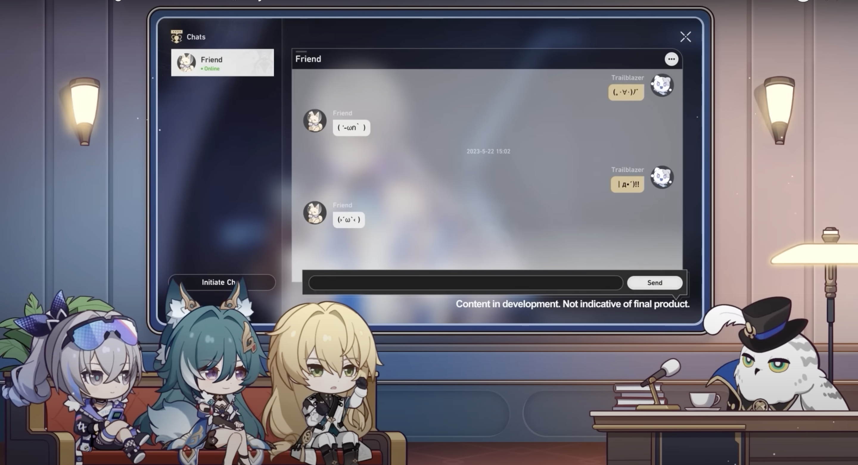 Chats in hsr
