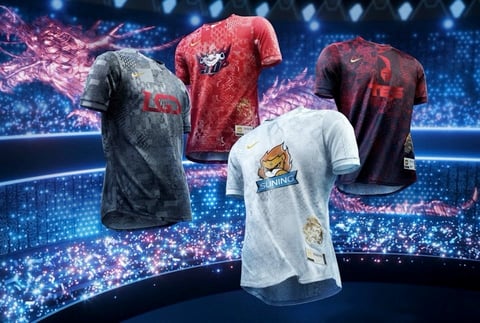 Chinese lol teams nike apparel