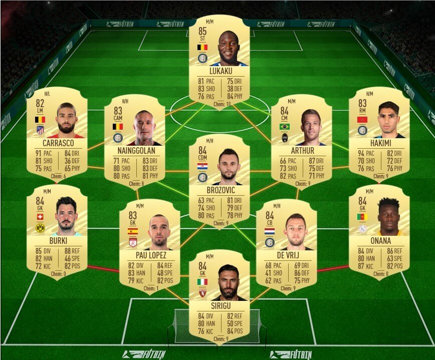 Ciro immobile totgs sbc team2