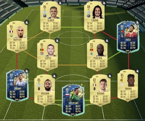 Cl moments lucas moura 89 squad 2 sbc