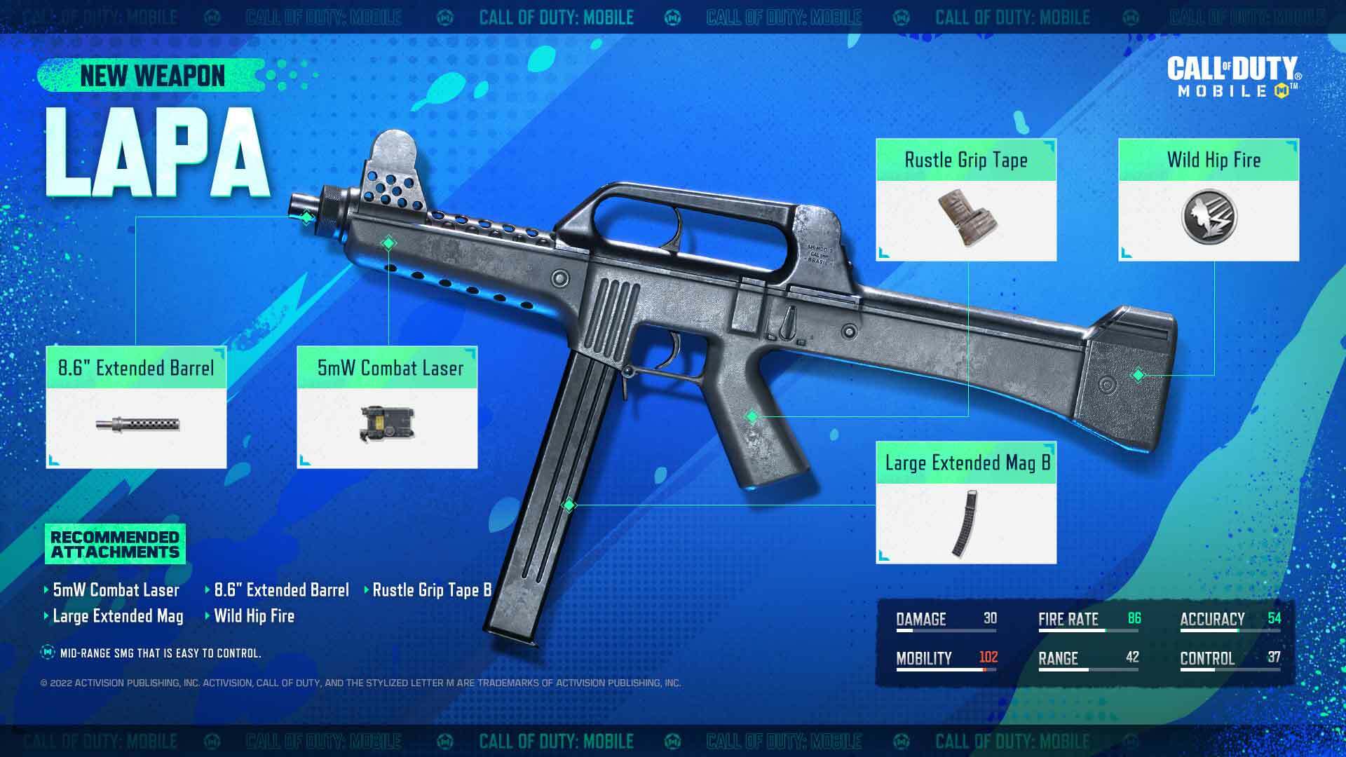 Cod mobile lapa smg loadout