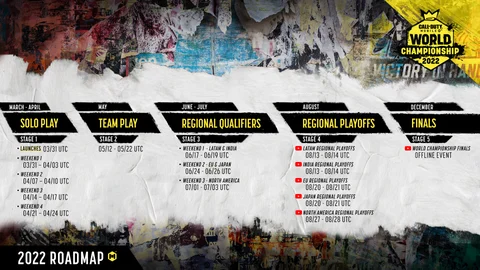 Cod mobile world championship schedule 2022