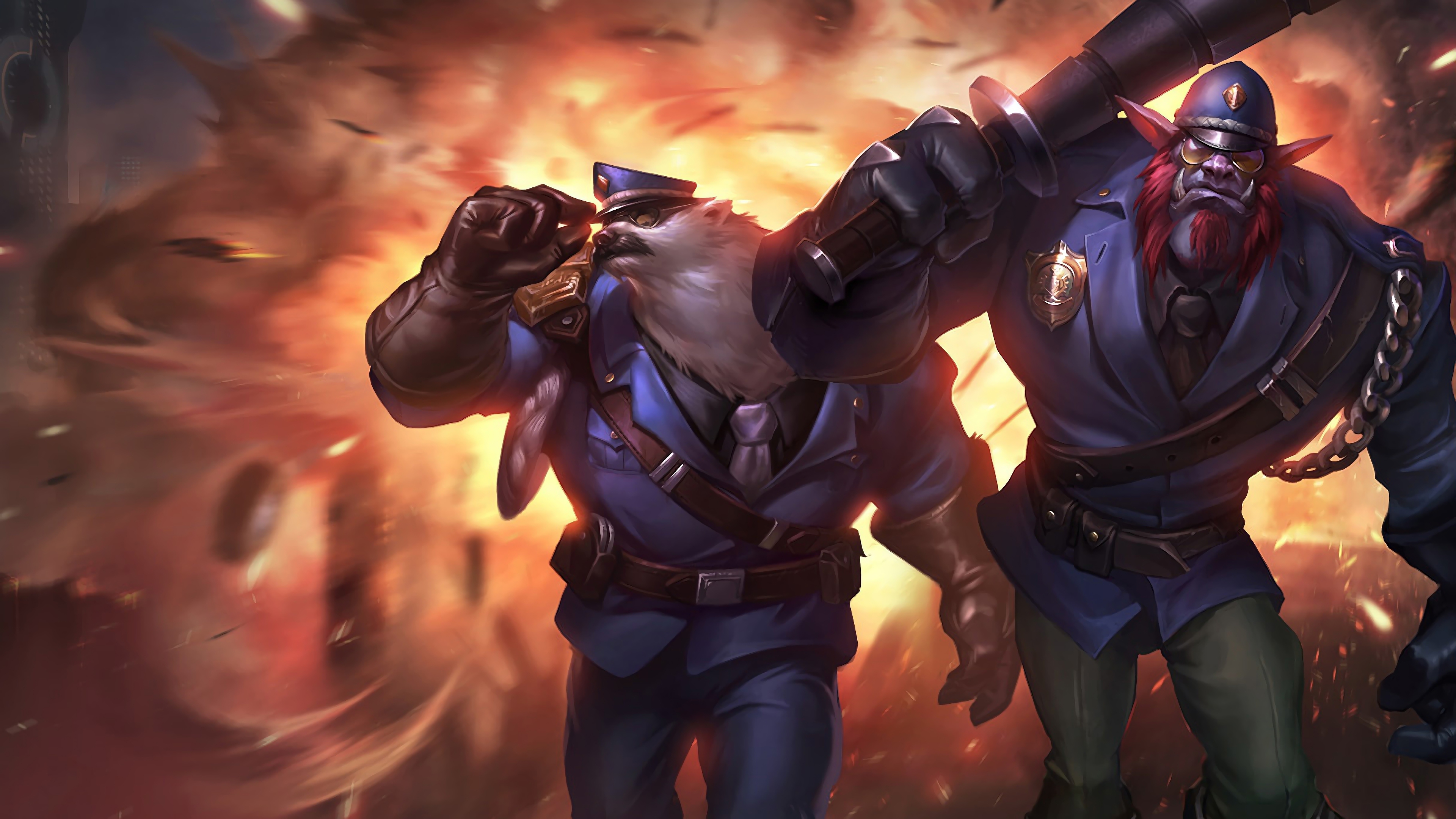 Officer Trundle und Volibear Splash Art