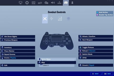 Controller settings