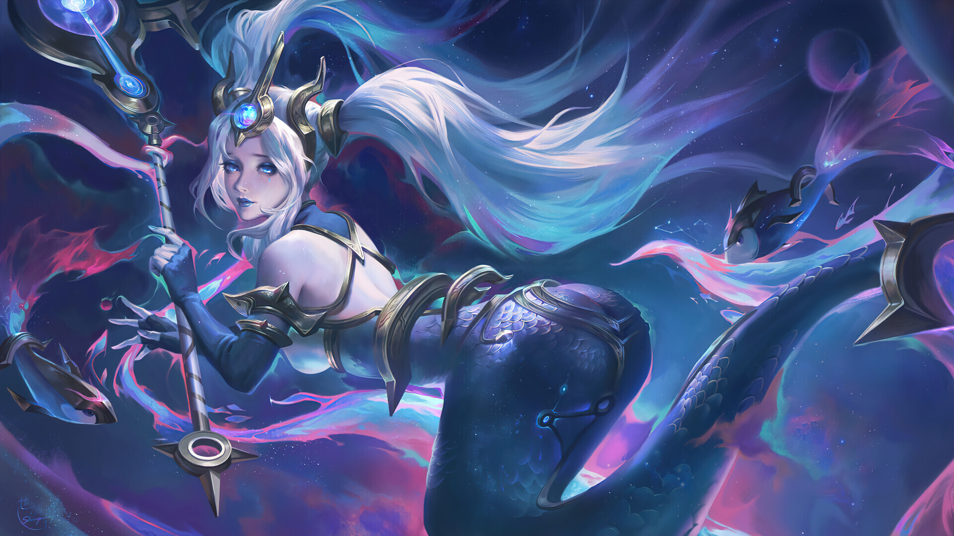 Cosmic nami wallpaper
