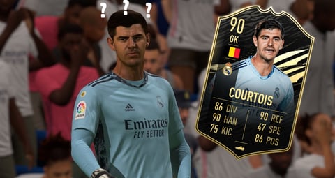 Courtois fifa 21 pro player