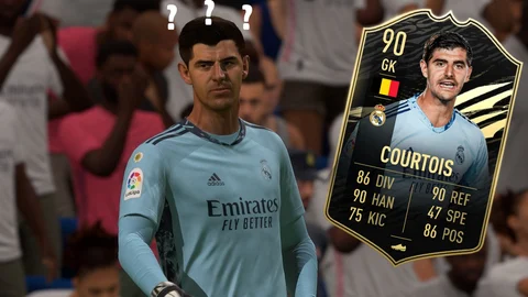 Courtois fifa 21 pro player