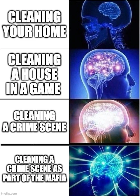 Crime scene cleaner meme