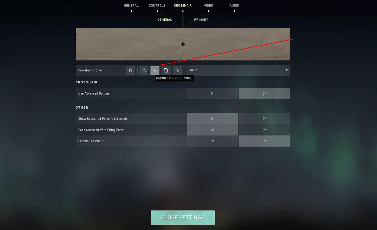 How To Import Crosshair in Valorant