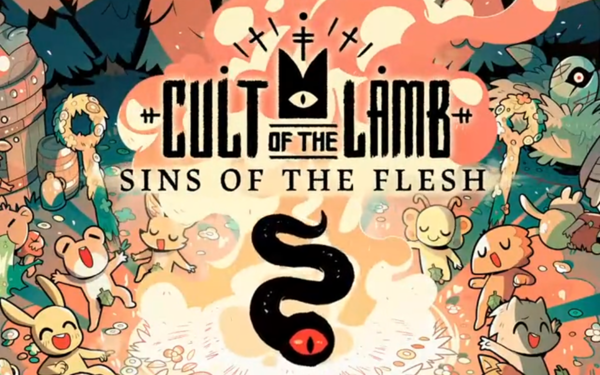 Cult of the Lamb Sins of the Flesh keyart