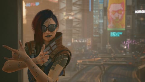 Cyberpunk 2077 cool lady