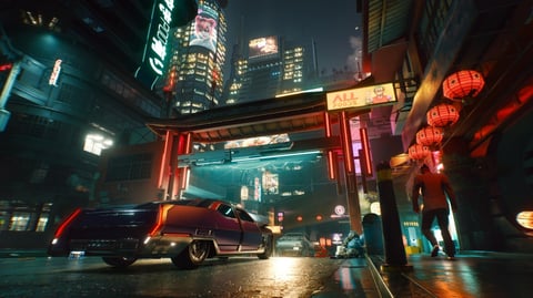 Cyberpunk 2077 night city