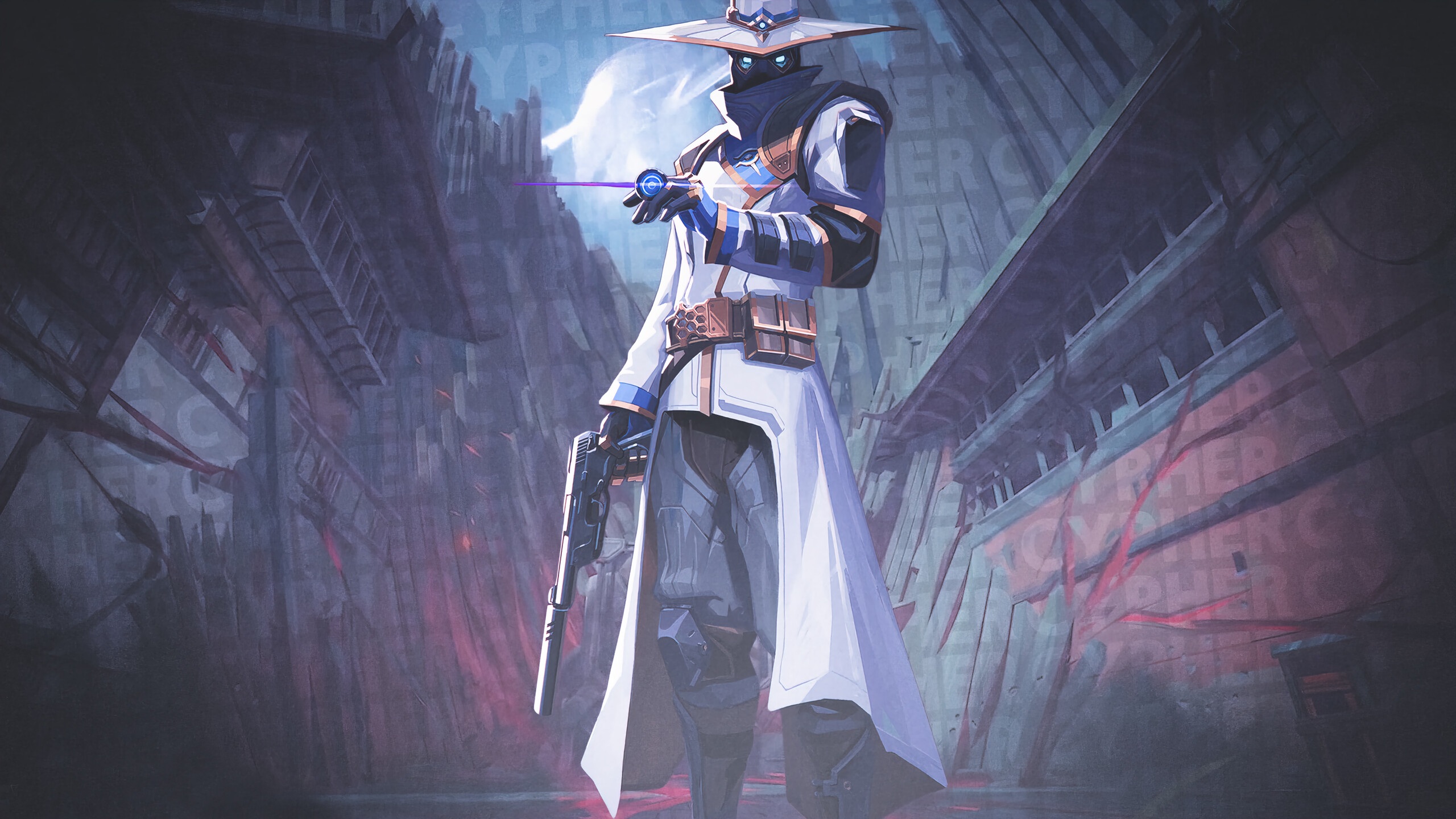 Cypher valorant game 2k wallpaper 2560x1440 uhdpaper com 559 0 a