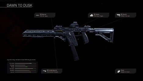 Dawn to dusk weapon blueprint warzone rare