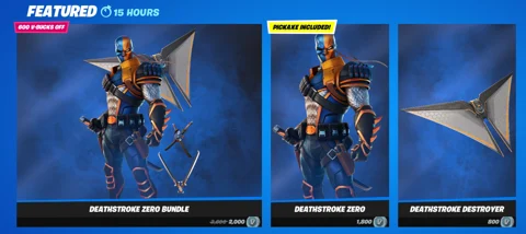 Deathstroke fortnite item shop june 2 featured