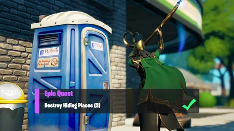 Destroy hiding places fortnite season 7