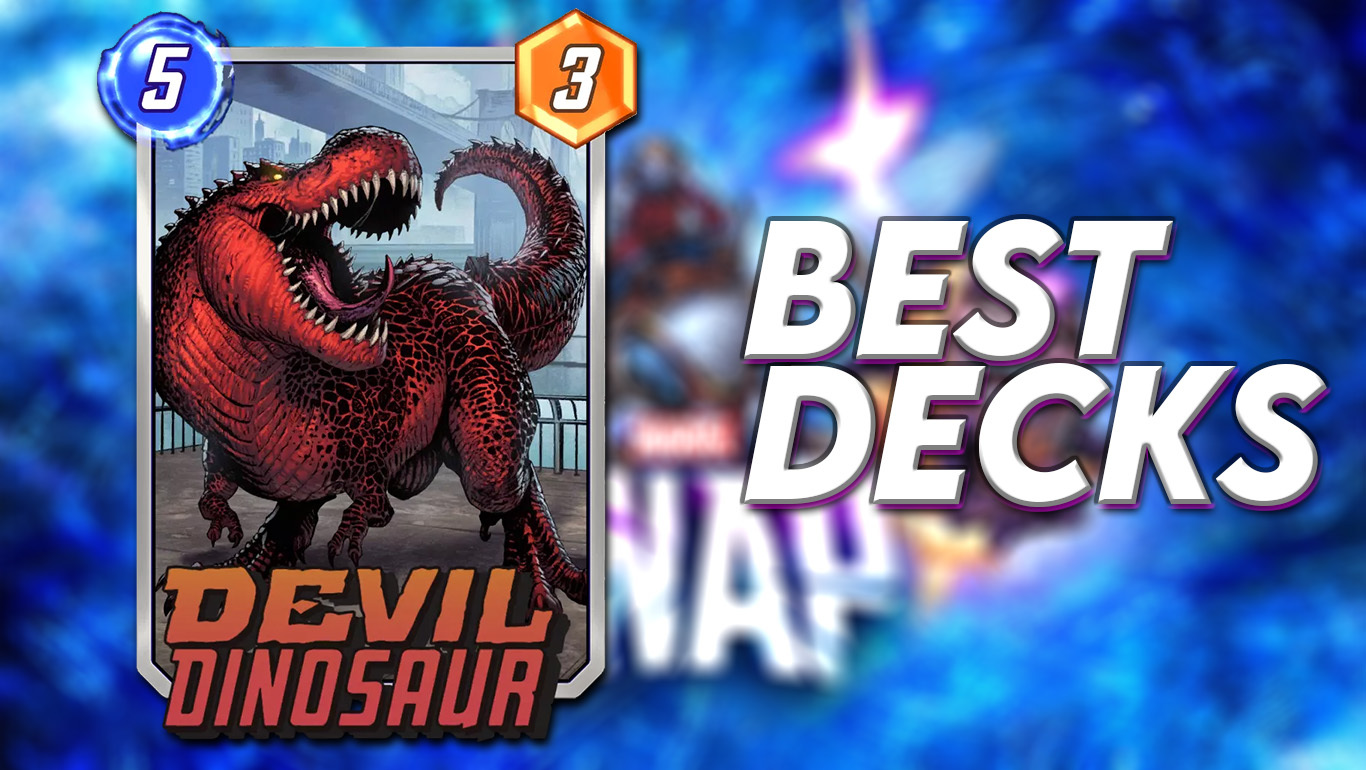 These are the best Devil Dinosaur decks currently in Marvel Snap | © Marvel