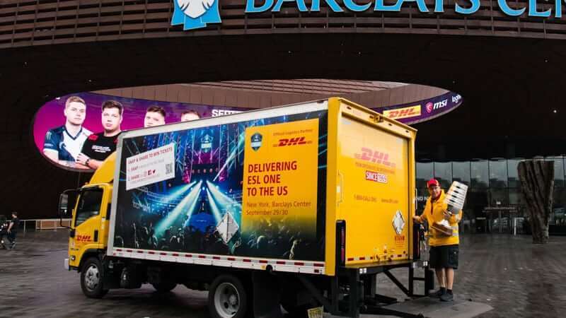 DHL Sponsoring ESL One events