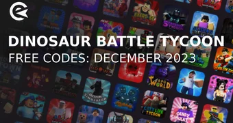 Dinosaur battle tycoon codes december