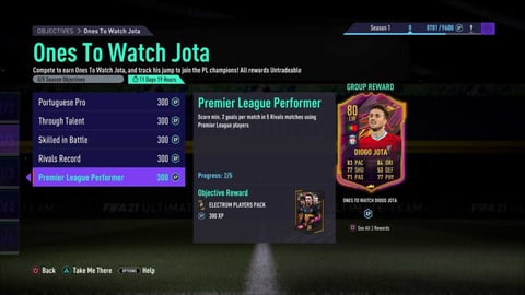 Diogo jota objectives