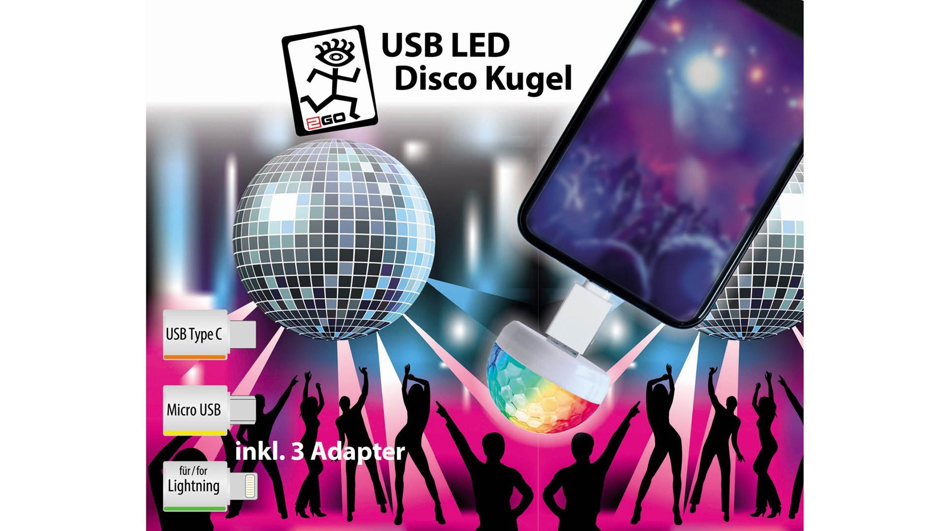 Die Disco ist immer in deiner Hosentasche. © 2Go