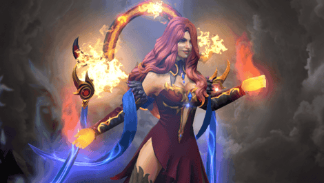 Dota 2 glory of the elderflame lina