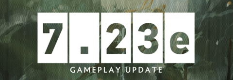 Dota 2 patch 7.23e gameplay update