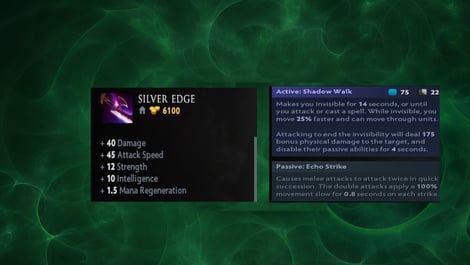 Dota2 item silveredge