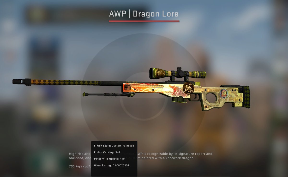 Dragon lore awp