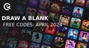 Draw a blank codes april 2024