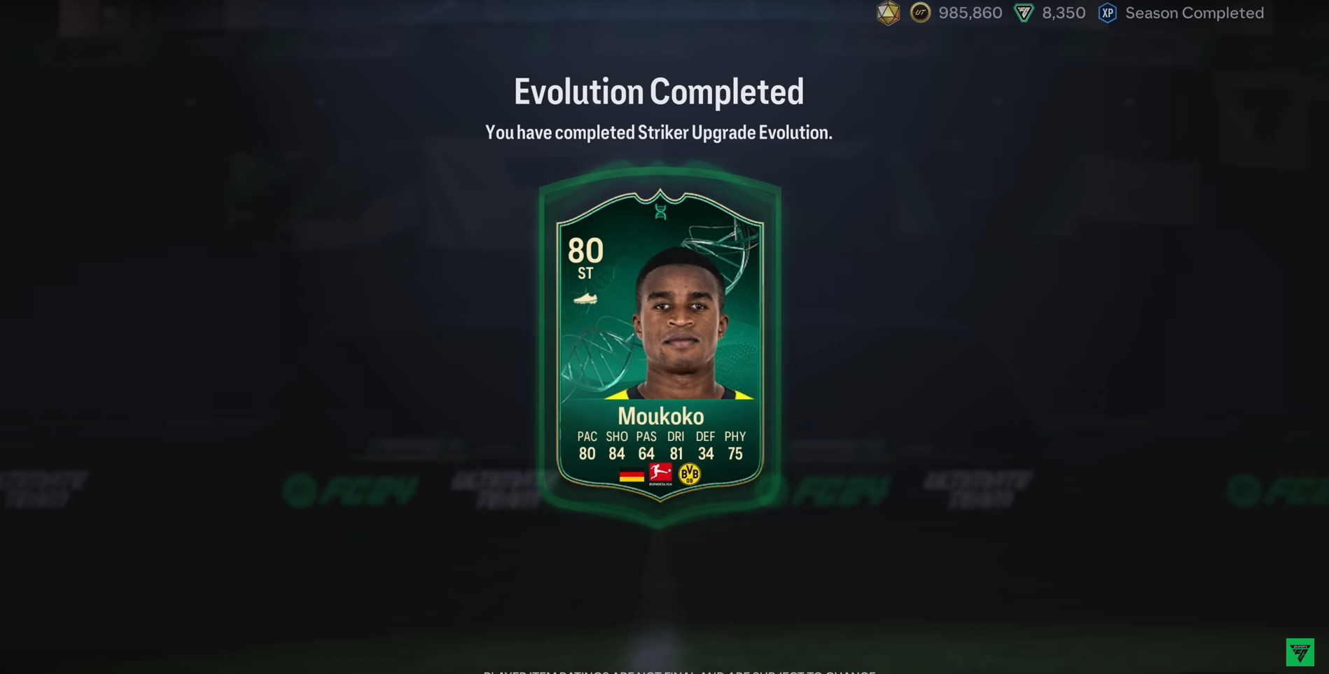 EA FC Evolutions