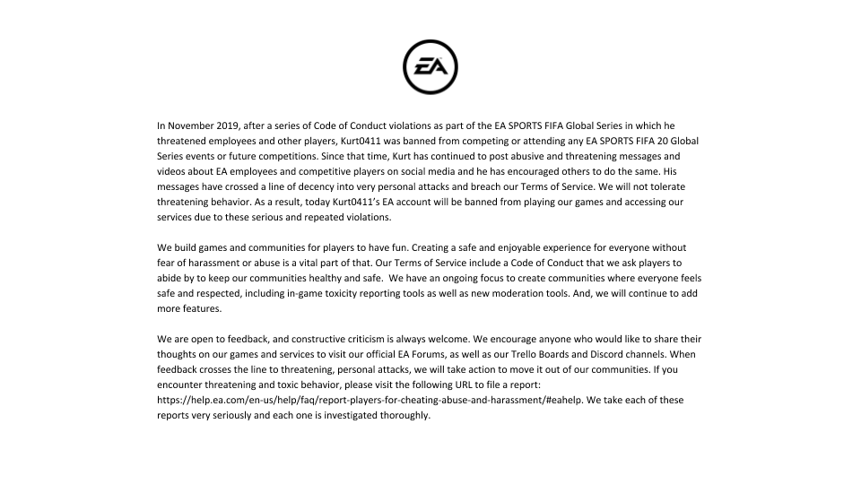 Ea sports ban kurt0411