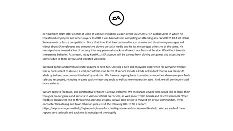 Ea sports ban kurt0411