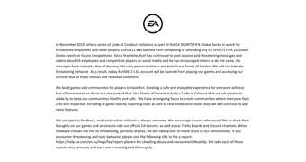 Ea sports ban kurt0411