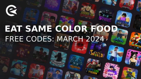 Eat same color food codes march