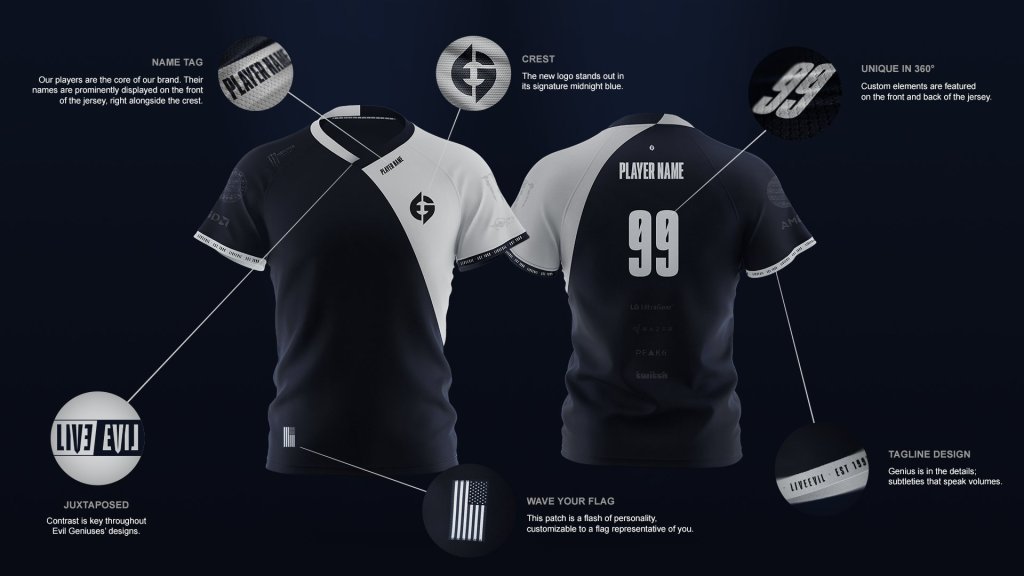 the new EG jersey design