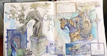 Elden ring sketchbook header