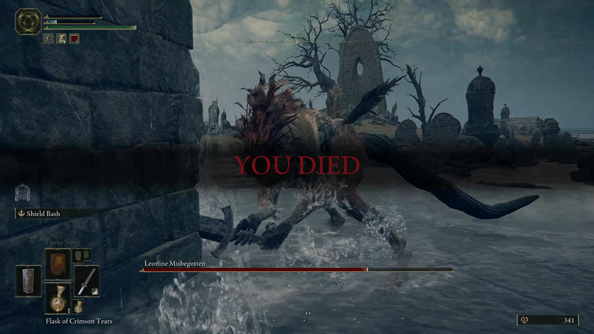 Elden ring you died