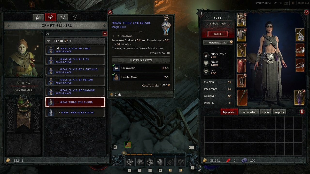 Elixir diablo 4