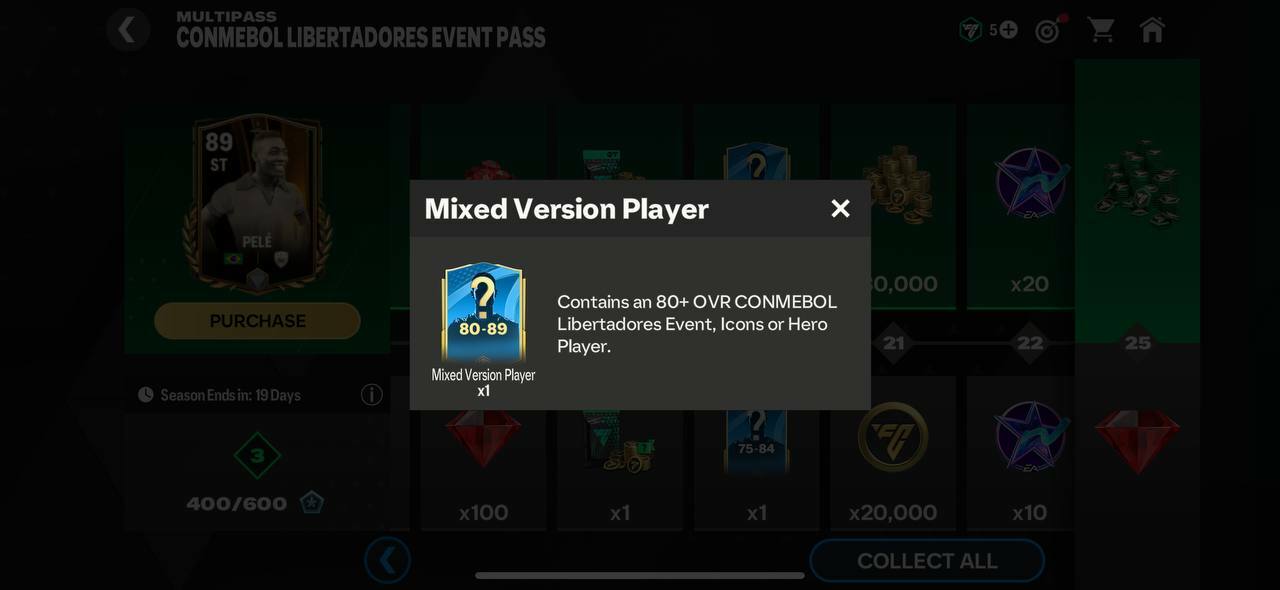 ea fc mobile conmebol libertadores event pass bonus rewards